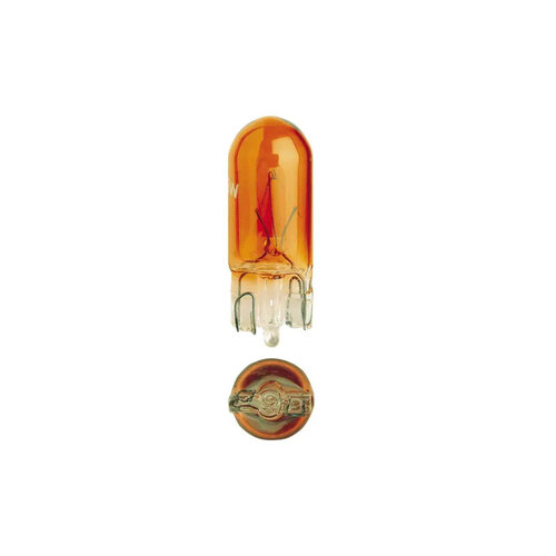 Narva 47510BL 12V 5W W2.1 X 9.5D WY5W AMBER WEDGE GLOBES (Blister pack of 2)