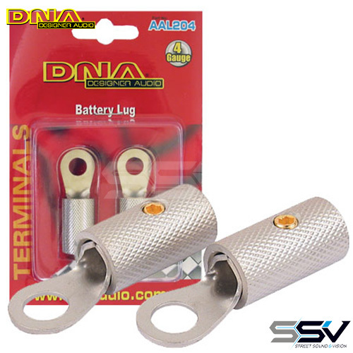 DNA AAL204 4 Gauge Battery Lug - 2 Pack