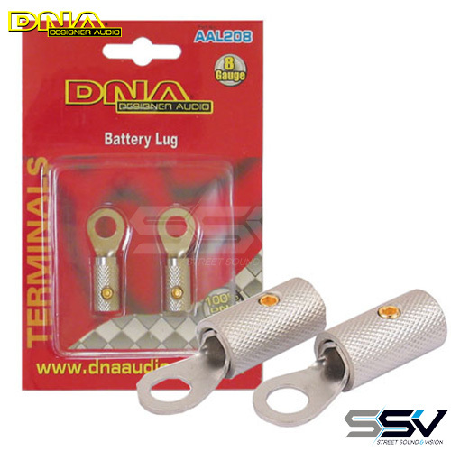 DNA AAL208 8 Gauge Battery Lug - 2 Pack