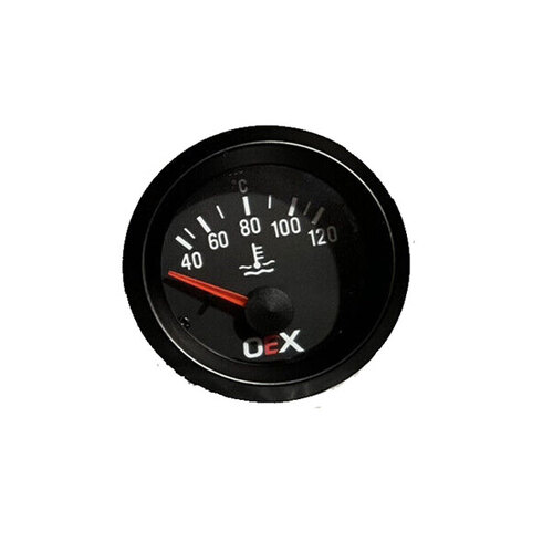 24v Water Temperature Gauge 40-120c 52mm Diameter ACX7252 24 Volts