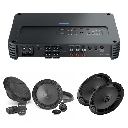 EOFY SALE Audison 4-ch Amplifier, Front & Rear Speakers