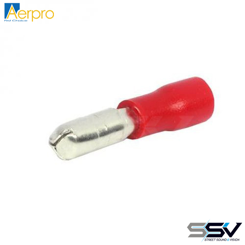 Aerpro APBM4R 4Mm male bullet terminal red - 100pcs