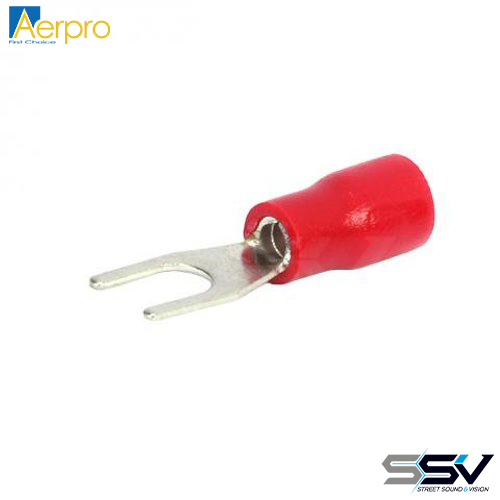 Aerpro APF6R 3.7Mm fork terminal red - 100pcs