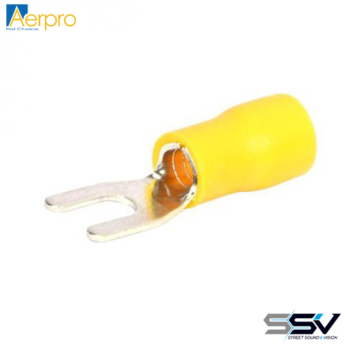 Aerpro APF6Y 3.7Mm fork terminal yellow - 100pcs