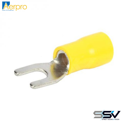 Aerpro APF8Y 4.3Mm fork terminal yellow - 100pcs