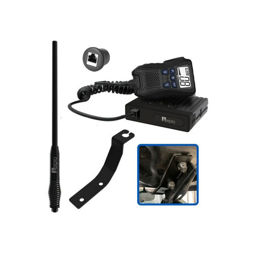  APFOCBH1 Hideaway 5w uhf cb radio kit to suit Ford ranger 2012-2021 & everest 2015-2022