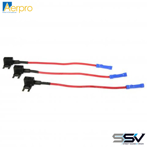 Aerpro APFTAP2 Mini blade fuse tap 3 pack