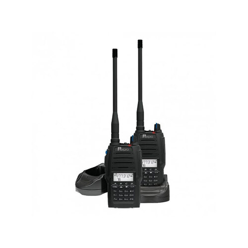 Aerpro APH05RKT 5W handheld uhf cb radio twin pack - rechargeable