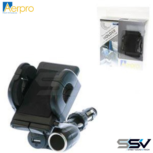 Aerpro APH250 Universal holder 12v skt/usb