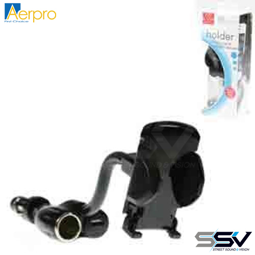 Aerpro APH350S Universal holder 12v skt/usb