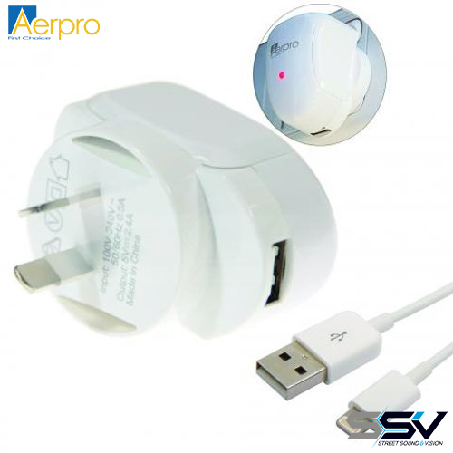 Aerpro APL2005A Ac/dc charger to USB port 2.4a