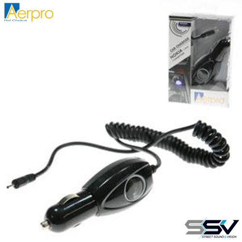 Aerpro APL82N Car charger with nokia 25mm connector