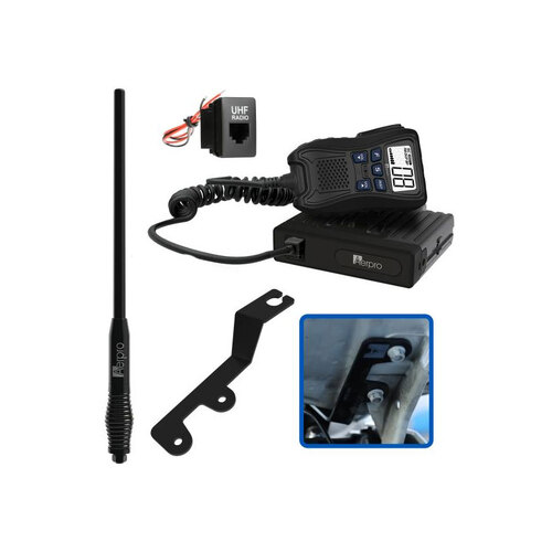 APMTCBH1 Hideaway 5w uhf cb radio kit to suit Mitsubishi triton 2019-on