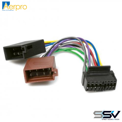 Aerpro APP8JVC Jvc to iso harness 16 pin