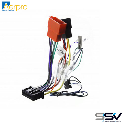 Aerpro APP9JVC4 APP9 secondary ISO Harness & SWC Patch Lead for JVC Headunits 22 Pin Connector