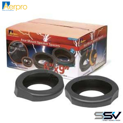 Aerpro APS690SG 6x9" rear mount angled spacers (grey)