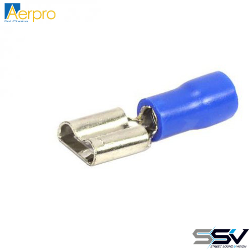 Aerpro APSF63B 7.4Mm female spade terminal blue - 100pcs