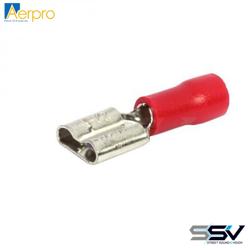 Aerpro APSF63R 7.4Mm female spade terminal red - 100pcs