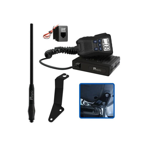  APTYCBH2 Hideaway 5w uhf cb radio kit to suit Toyota landcruiser 2016-2021