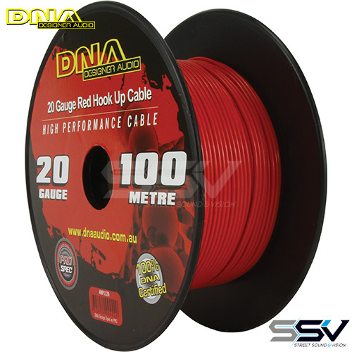 DNA AWP1120 20 Gauge Single Core Cable Red 100 Metre