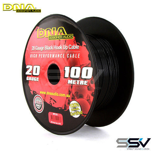 DNA AWP1220 20 Gauge Single Core Cable Black 100 Mtr