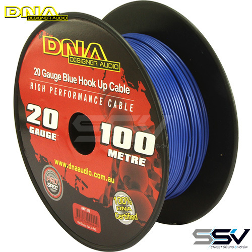 DNA AWP1320 20 Gauge Single Core Cable Blue 100 Mtr