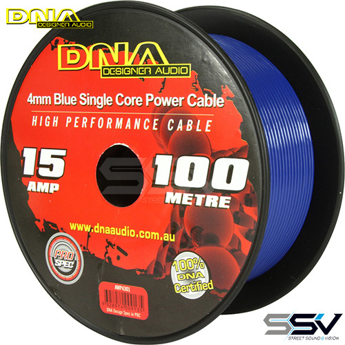 DNA AWP4301 4mm Single Core Cable Blue 100 Metres