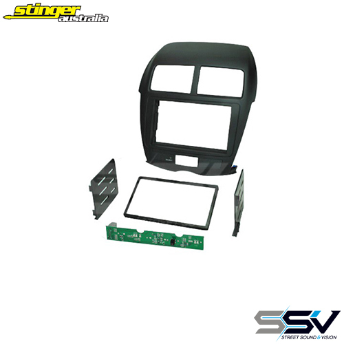 Stinger Australia to suit Mitsubishi Double DIN Radio Fascia Kit