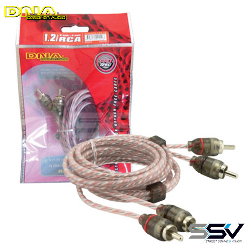 DNA BRCA401R Bulk 1.2 Metre 2 To 2 RCA Cable - Red