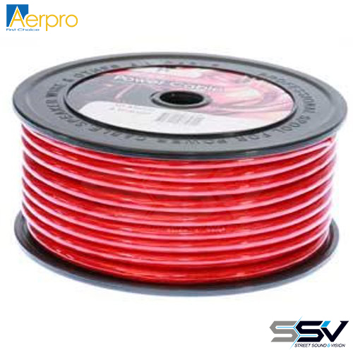 Aerpro BSX430R bassix 4ga 30m cable red