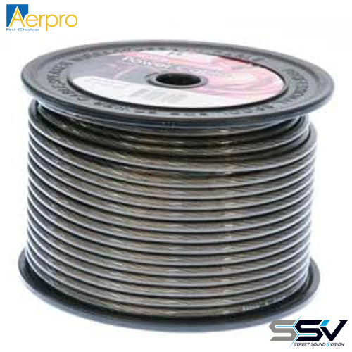 Aerpro BSX850B bassix 8ga 50m cable smoke grey