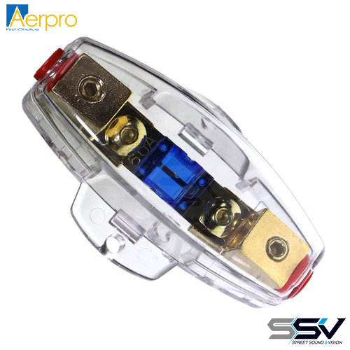 Aerpro BSXFH48 4/8GA Mini ANL Fuse Holder with 60A Fuse