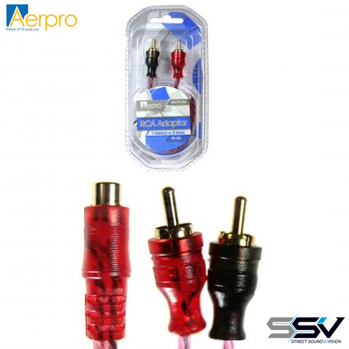 Aerpro BSXYF2M Bassix rca adaptor 1f-2m