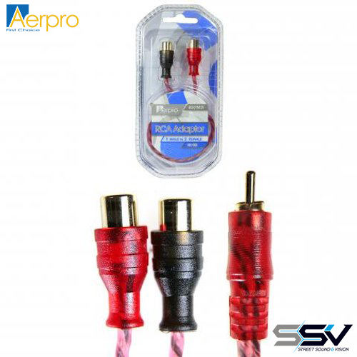 Aerpro BSXYM2F Bassix rca adaptor 1m-2f