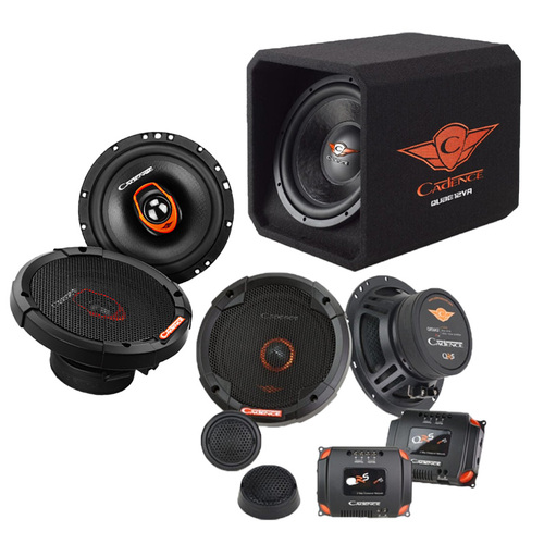 Cadence Front & Rear Speakers and Active Subwoofer Package