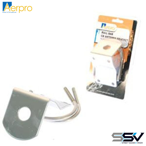 Aerpro CBBB4 Bull bar cb antenna bracket (horizontal only) u bolt type