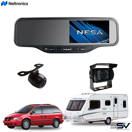 Neltronics CK-CARAVANKIT4 4.2? Monitor/Rear View Mirror Caravan Kit