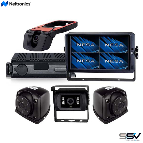 Neltronics CK-DVR4205 7? Quad Touchscreen Full HD Multi Channel Drive Recorder Kit 