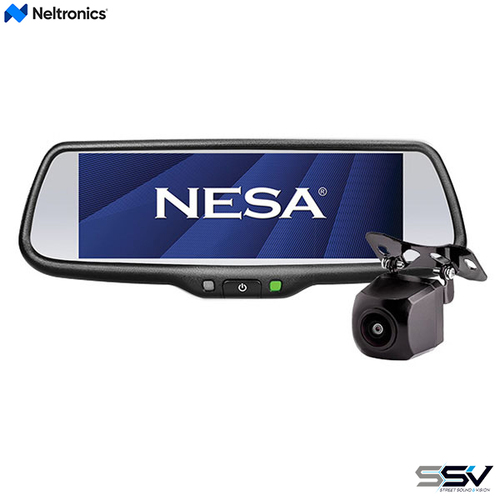 Neltronics CK-HD17H73AHD 7.3 HD Touchscreen Rear View Mirror with HD Camera Kit 