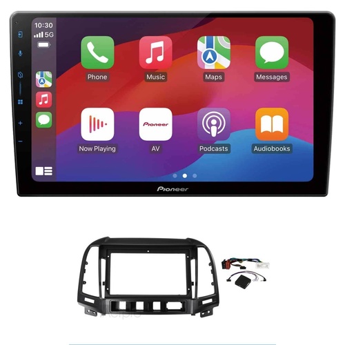 Pioneer DMH-AP6650BT 9" head unit & Aerpro AKHY19 Installation Kit to suit Hyundai santa fe 2006-2009 