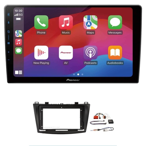 Pioneer DMH-AP6650BT 9" head unit & Aerpro AKMZ4 Installation Kit to suit Mazda 3 2009-2013 