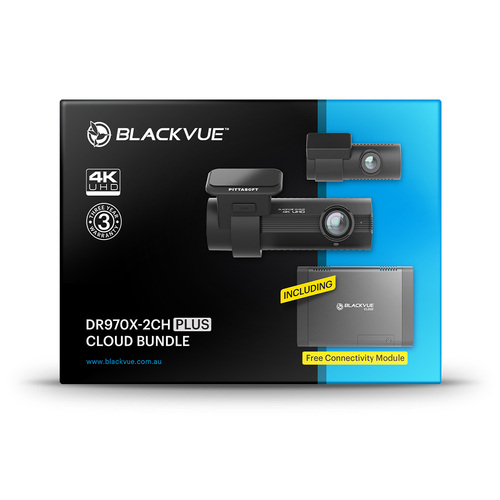 BlackVue DR970X-2CH-PLUS Cloud Bundle Includes Bonus FREE CM100GLTE Connectivity Module