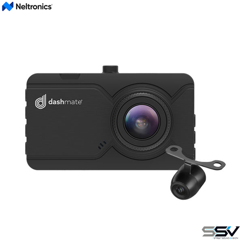 Neltronics DSH-452 3? Screen 1080p Full HD Dual Camera Dash Cam 