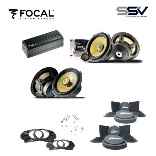 Focal Front & Rear Speaker & Amp Pack to suit Ford Ranger PX - PX3