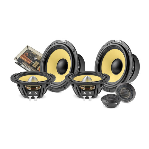 Focal ES 165 KX3E Speakers  3-Way Component Kit W/FRAK TWEETER