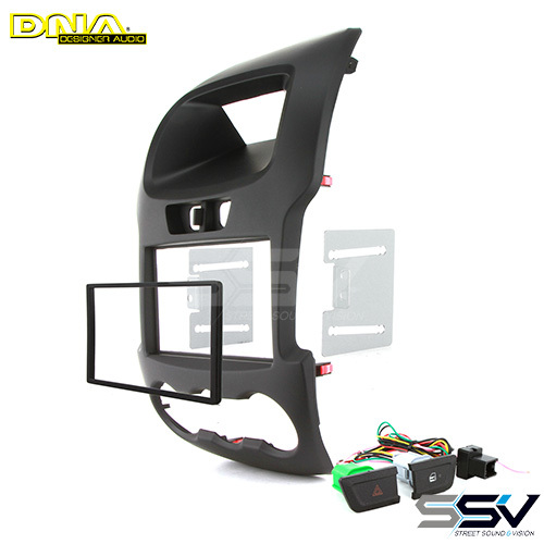 DNA FM-K5008B Fascia To Suit Ford Ranger - Black