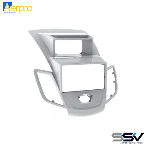 Aerpro FP8040S Facia To Suit Ford Fiesta MK VI (WS, WT, WZ) 2008 Silver