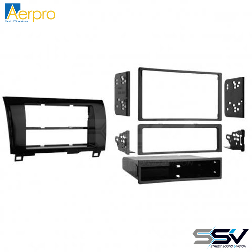 Aerpro FP8116 Single Double DIN Fascia To Suit Toyota Tundra 2007-2013