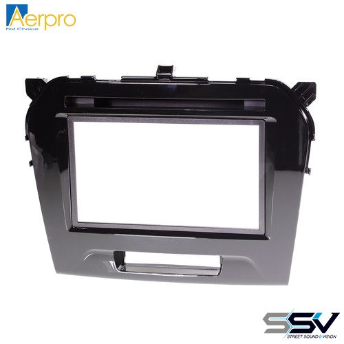 Aerpro FP8189B Double DIN Fascia To Suit Suzuki Vitara 2015 Gloss Black