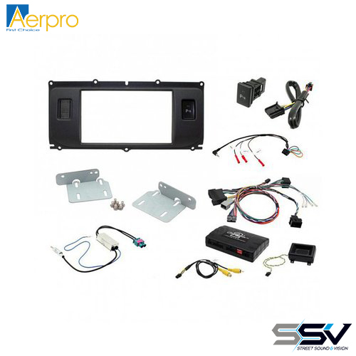 Aerpro FP8200K Double DIN Dark Grey Install Kit to Suit Land Rover - Range Rover Evoque